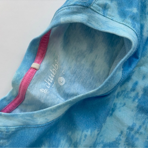 Chubbies Blue Tie-dye large tee - Picture 2 of 4